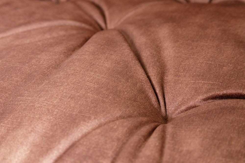 Design Barhocker MILANO rost braun Samt Barstuhl mit Lehne Metall schwarz Chesterfield-Steppung