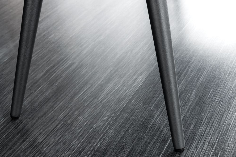 Design Sitzbank BOUTIQUE 100cm senfgelb Samt Metallbeine schwarz