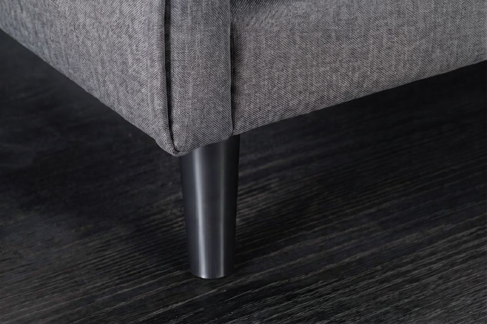 Schlafsessel SMART MULTIFUNCTION 100cm grau Vogue Seiden Samtstoff