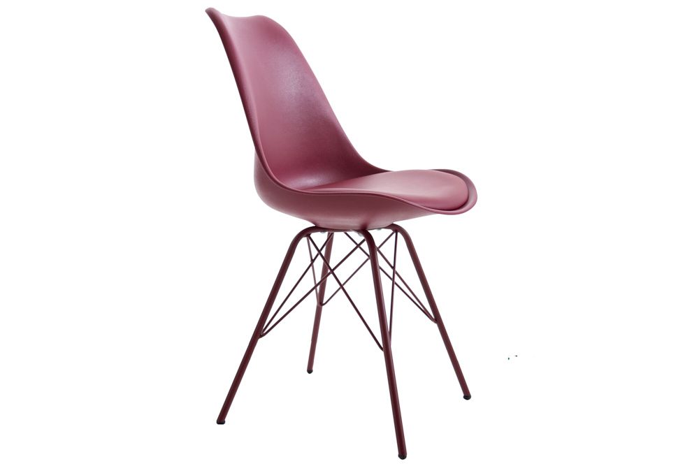 Retro Stuhl SCANDINAVIA MEISTERSTÜCK rot