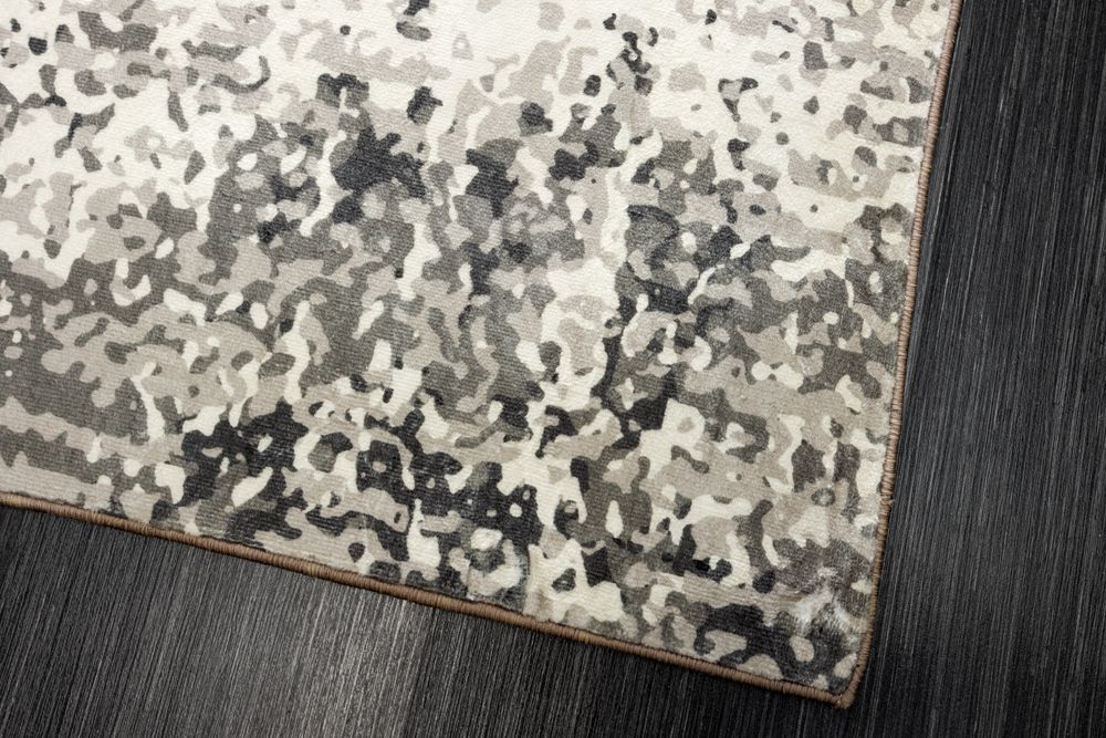 Design Teppich MODERN ART 230x160cm beige braun Kurzflor Indoor-Teppich