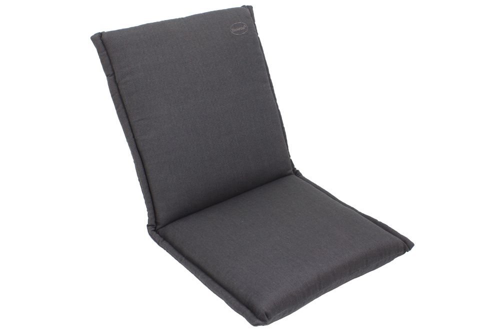Outdoor Kissen ROG 46x97cm anthrazit Sitzkissen Polster-Auflage für Niedriglehner