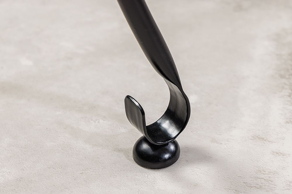 Runder Beistelltisch MARRAKESCH 50cm silber Teetisch abnehmbares Tablett klappbar