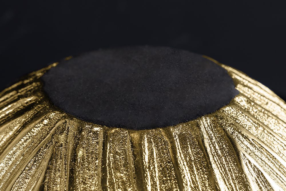 Handgefertigte Deko-Vase ELEGANCE 25cm gold antik Hammerschlag Design