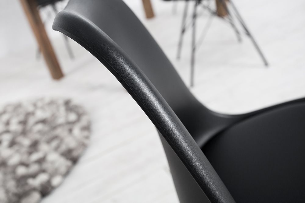 Retro Stuhl SCANDINAVIA MEISTERSTÜCK schwarz