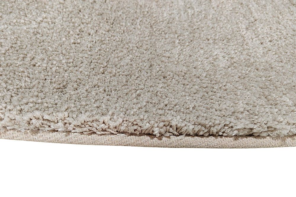 Design Teppich ORGANIC 180x120cm taupe Hochflor Indoor-Teppich organische Form