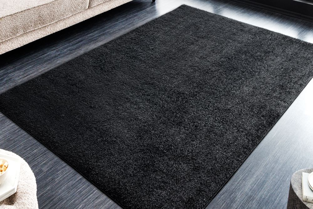 Design Teppich CLOUD 9 230x160cm schwarz Hochflor Indoor-Teppich