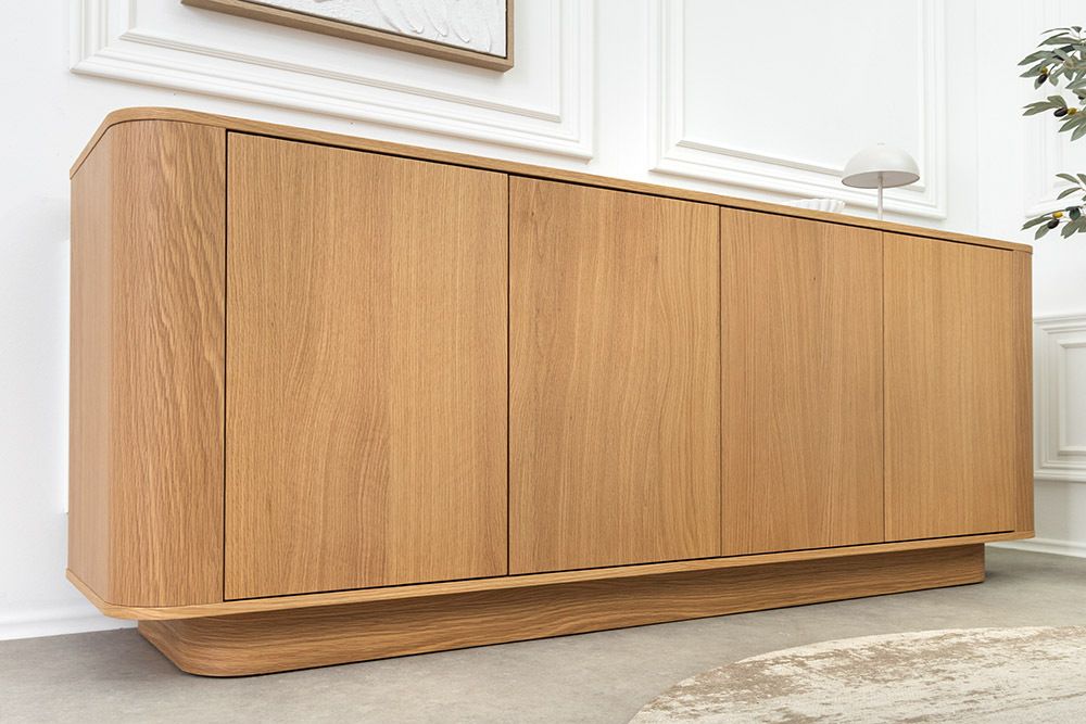 Modernes Sideboard VALHALLA WOOD 180cm natur Eichenholz Kommode