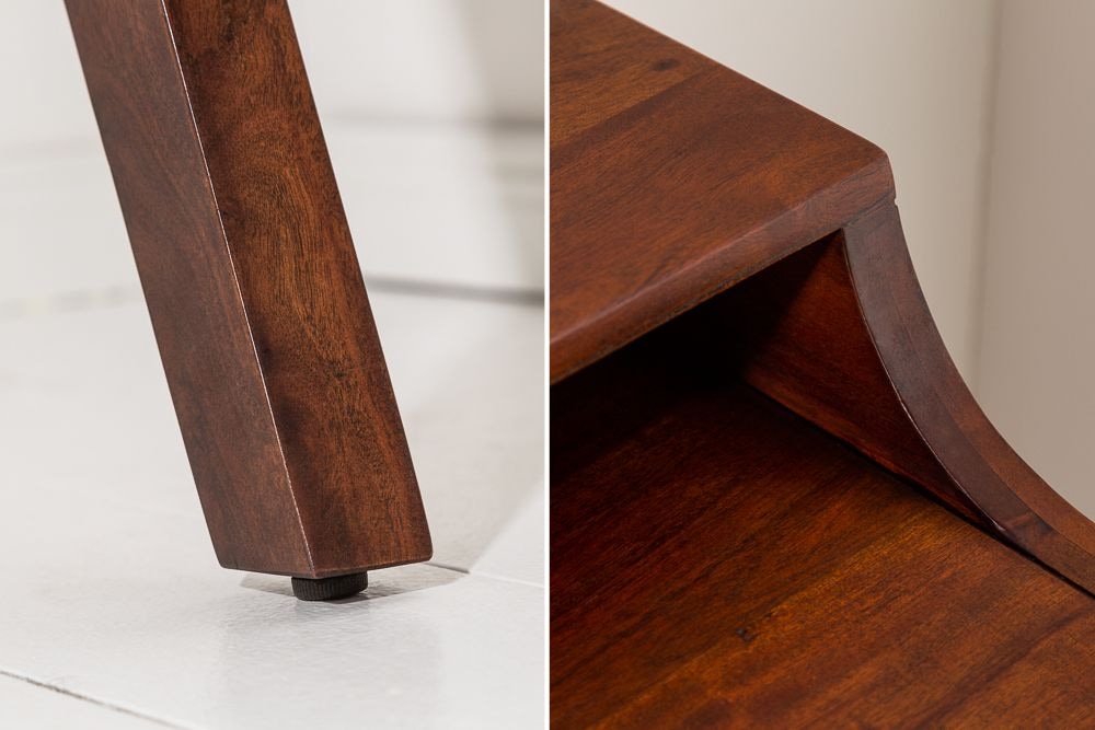 Massiver Sekretär MONSOON 120cm Akazie Schreibtisch Markant Finish