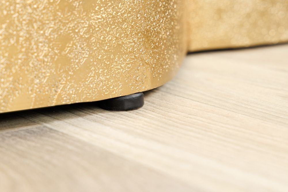 Design Couchtisch ORGANIC ORIENT 75cm gold Handarbeit