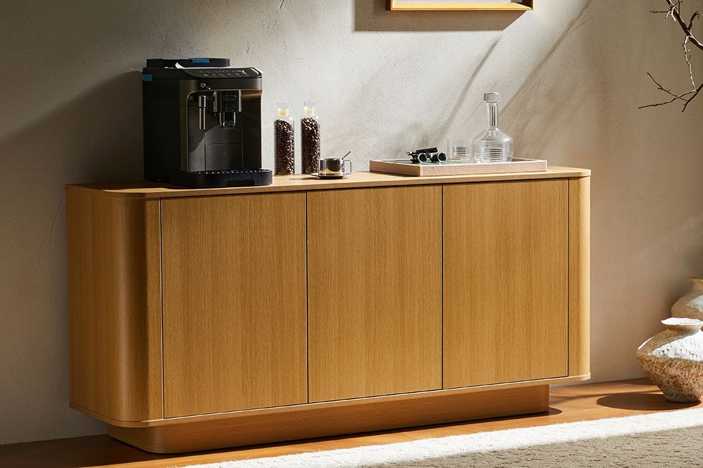 Modernes Sideboard VALHALLA WOOD 160cm natur Eichenholz Kommode