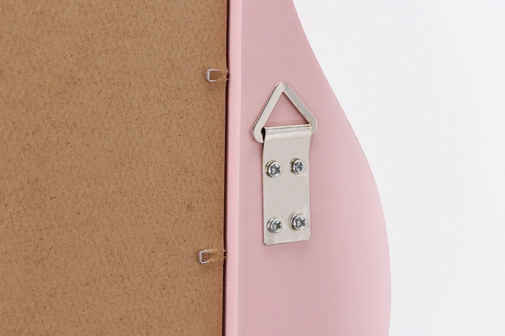 Design Wandspiegel CURVY 160cm rosa