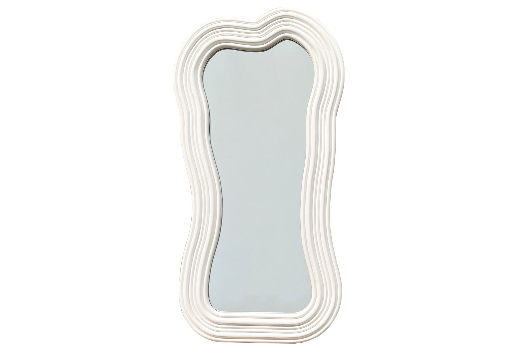 Design Wandspiegel ALICE II 100cm weiß