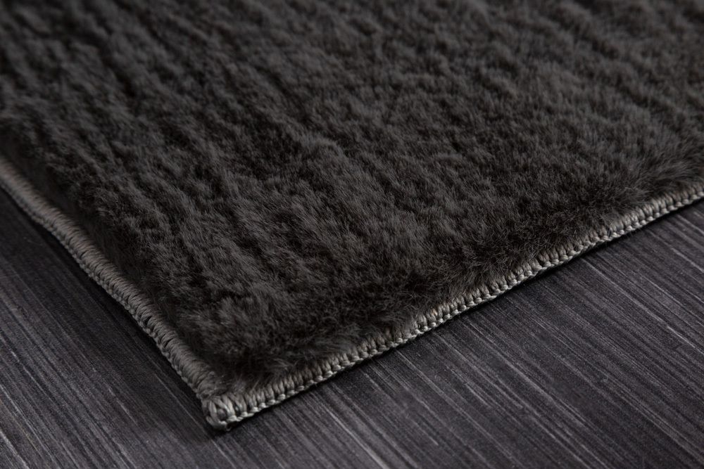 Moderner Teppich COZY CLOUD 230x160cm anthrazit Hochflor Indoor-Teppich Felloptik