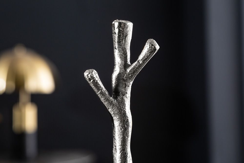 Design Etagere ABSTRACT 50cm silber mit drei Etagen
