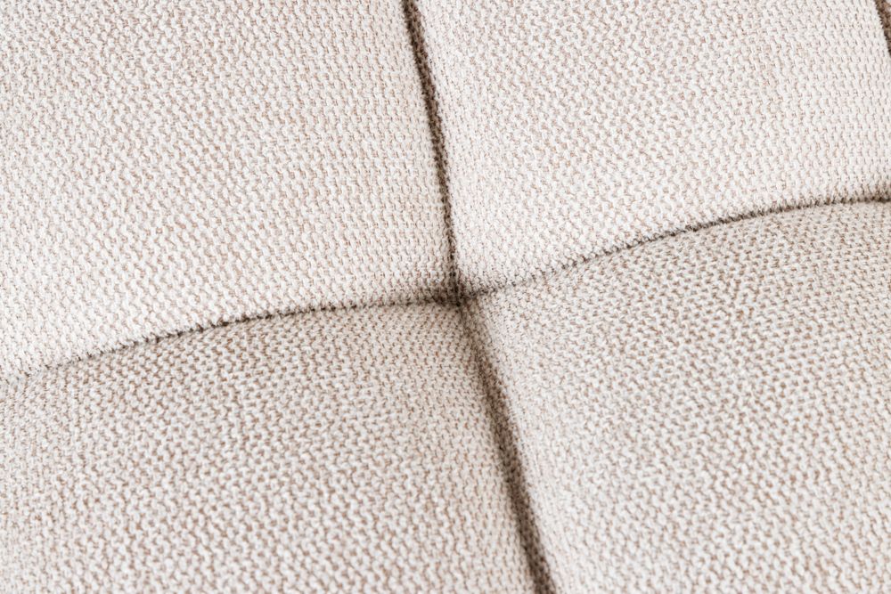 Esszimmer Sitzbank PAPILLON 165cm champagner beige mit Lehnen schwarzes Metallgestell