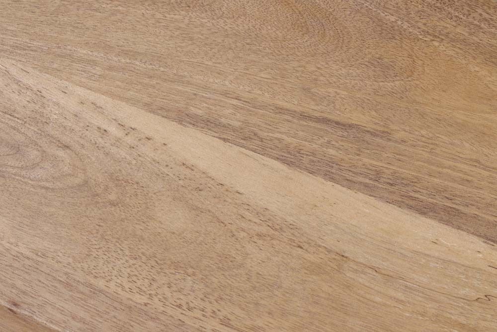 Massives Wandregal PURE 80cm Mango natur cream finish Mangoholz Steckregal