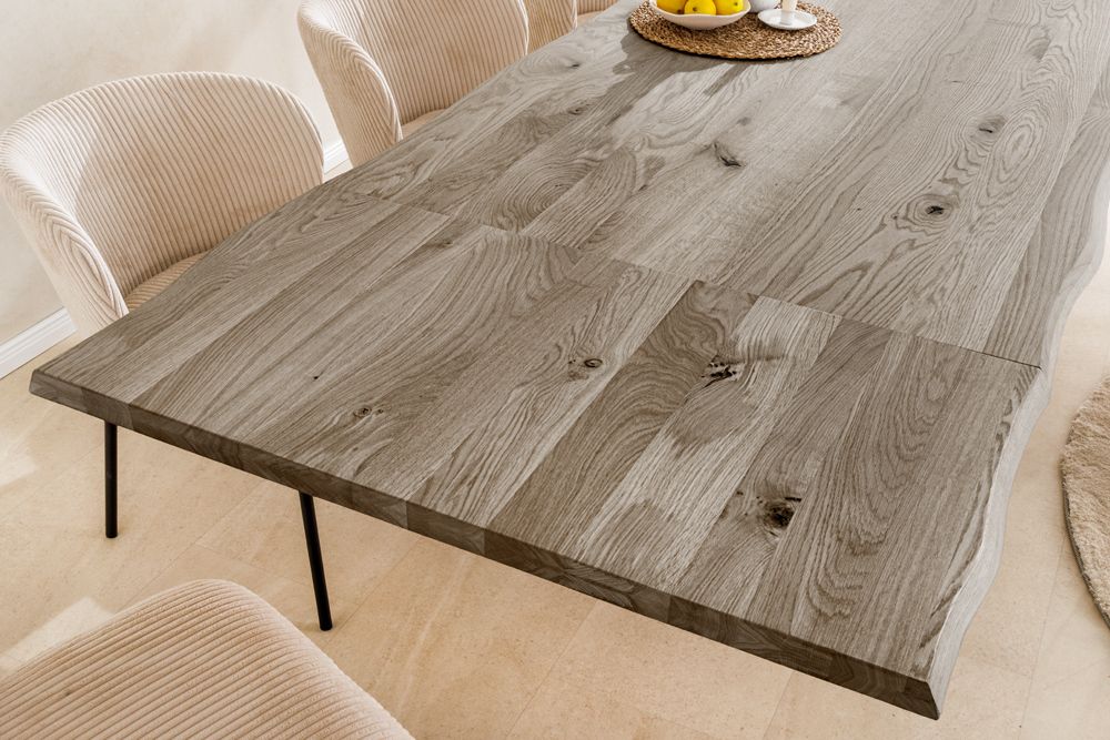 2er Set Ansteckplatten WILD OAK 50cm smoke finish Wildeiche Verlängerung Baumkante