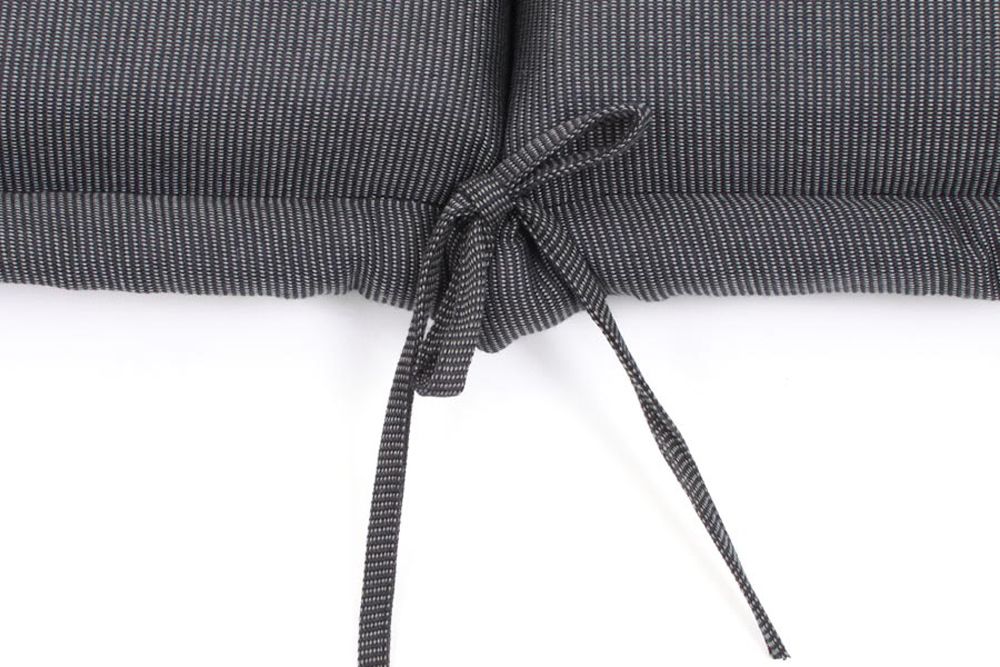 Outdoor Kissen ROG 46x119cm anthrazit Sitzkissen Polster-Auflage für Hochlehner