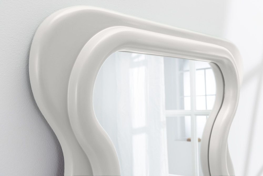 Design Wandspiegel CURVY 160cm weiß
