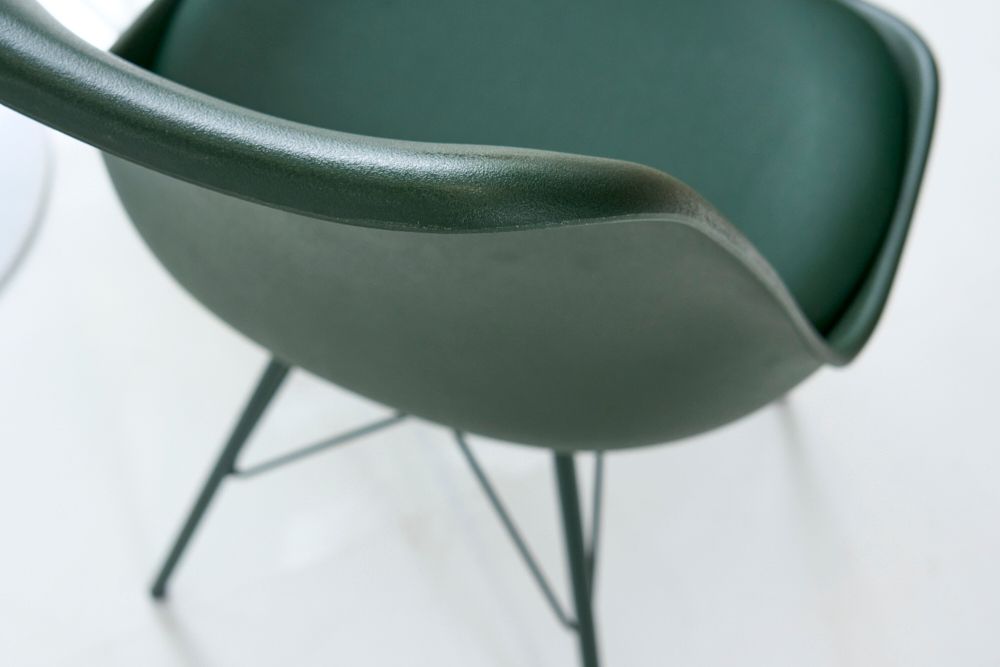 Retro Stuhl SCANDINAVIA MEISTERSTÜCK dunkelgrün