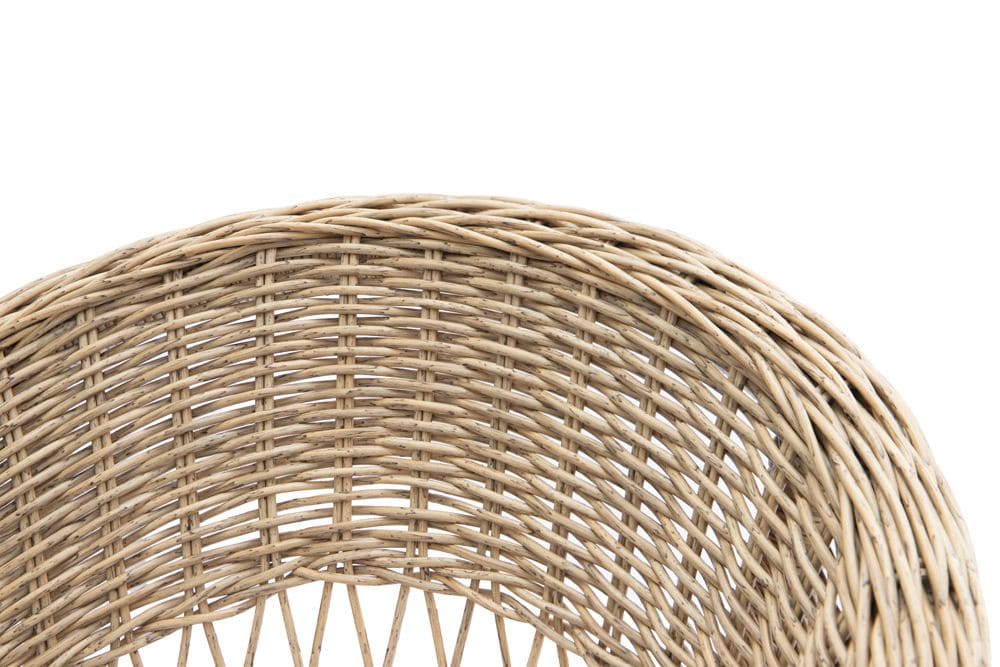 In- und Outdoor Garten-Set ELYSEE natur taupe Polyrattan Aluminium inkl. Tisch Kissen