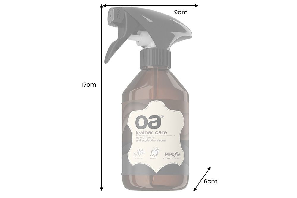 Lederreiniger OA LEATHER CARE 250ml PFC und VOC frei für Ledermöbel
