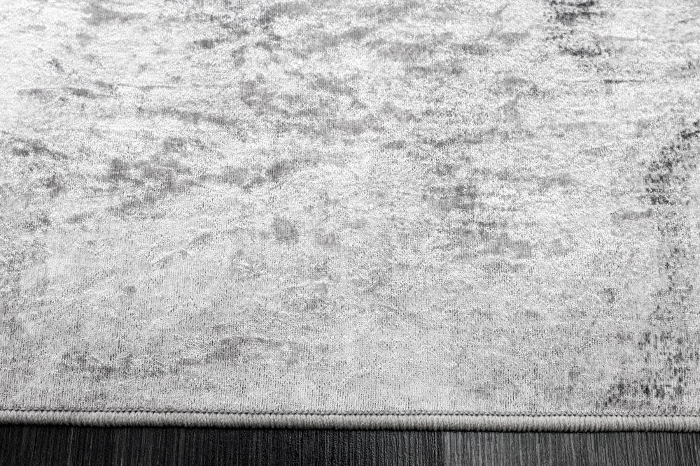 Design XXL Teppich ART RUGS 350x240cm grau weiß Flachgewebe Indoor