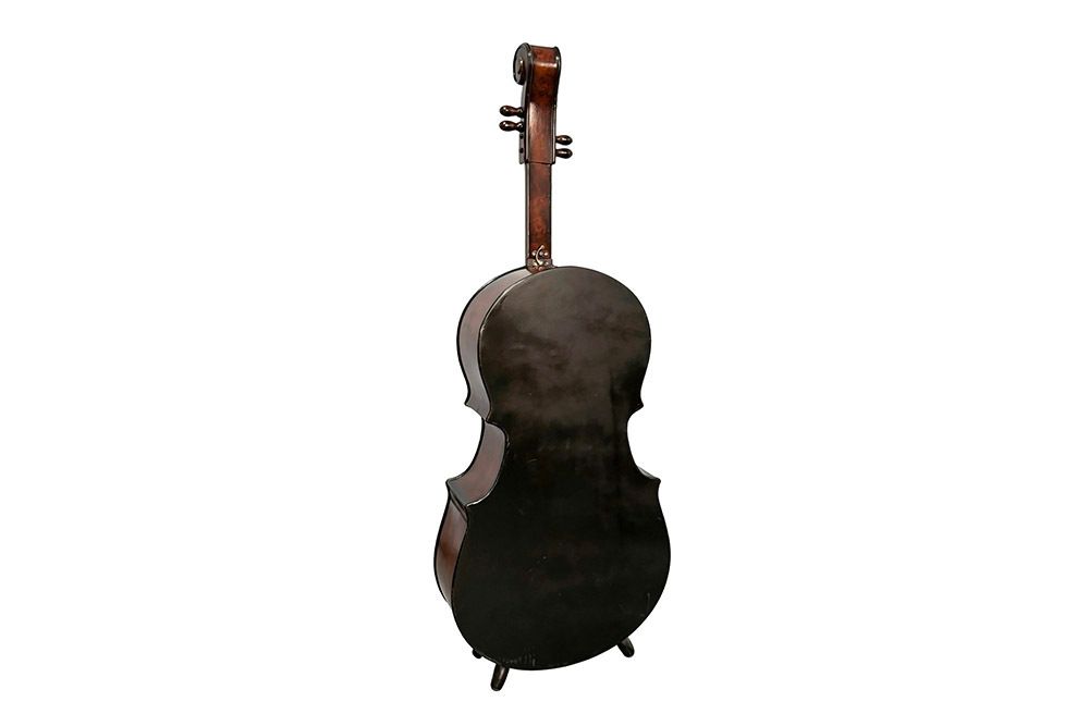 Extravagantes Weinregal CELLO 133cm braun Tannenholz für 10 Flaschen