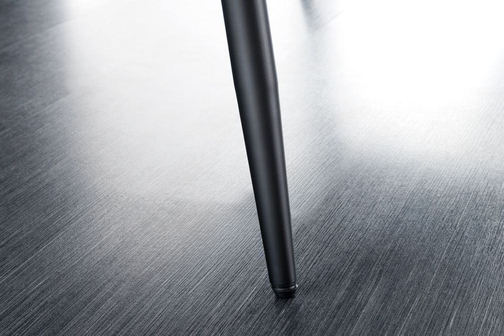 Design Sitzbank TURIN 160cm senfgelb Samt schwarz Metallbeine Armlehne