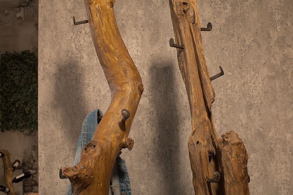 Massive Garderobe HEMINGWAY 200cm Teakholz Kleiderständer