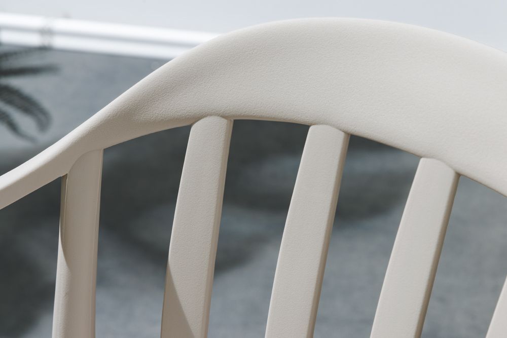 In- und Outdoor Gartenstuhl STUDIO ITALIA taupe stapelbar wetterfest