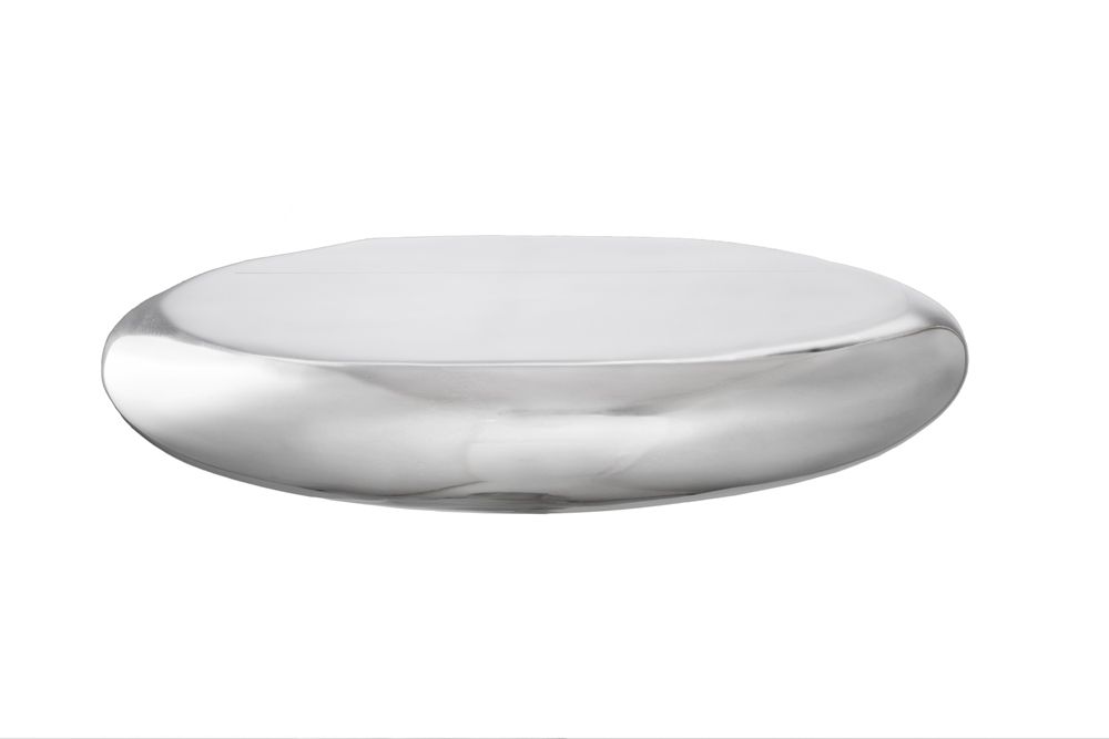 Modernes Design Wandregal TEAR 40cm silber Aluminium