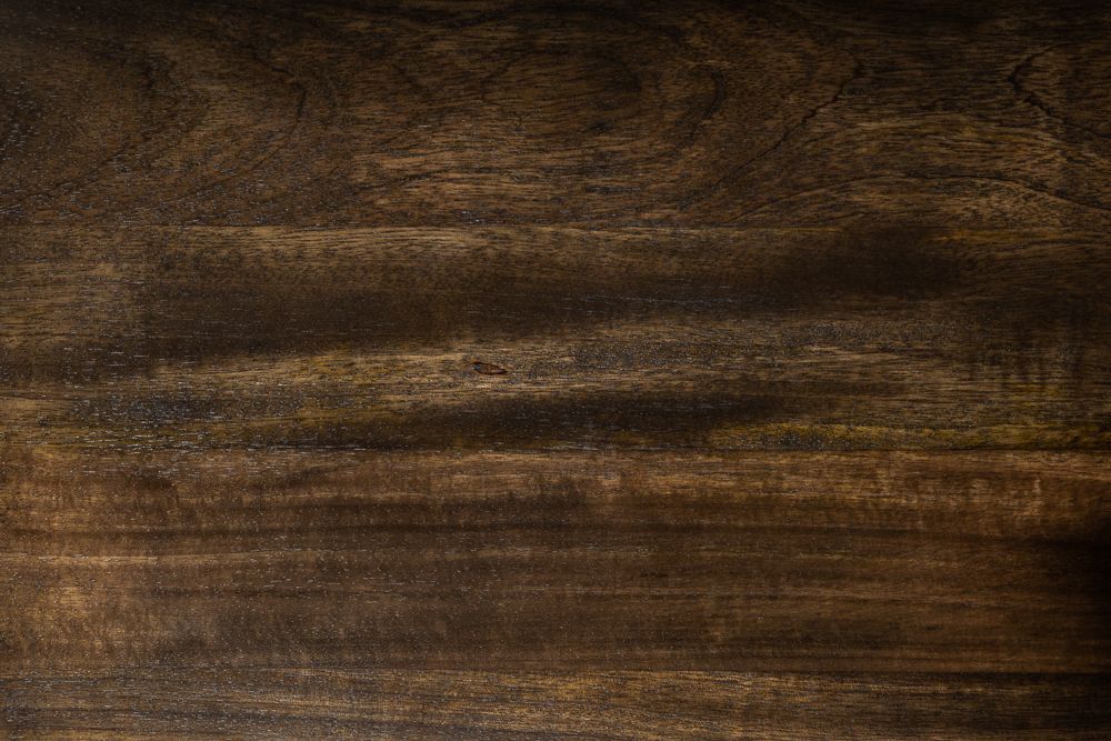Massives Sideboard ONYX 160cm dunkelbraun gold Mangoholz Edelstein Achat Schiebetüren
