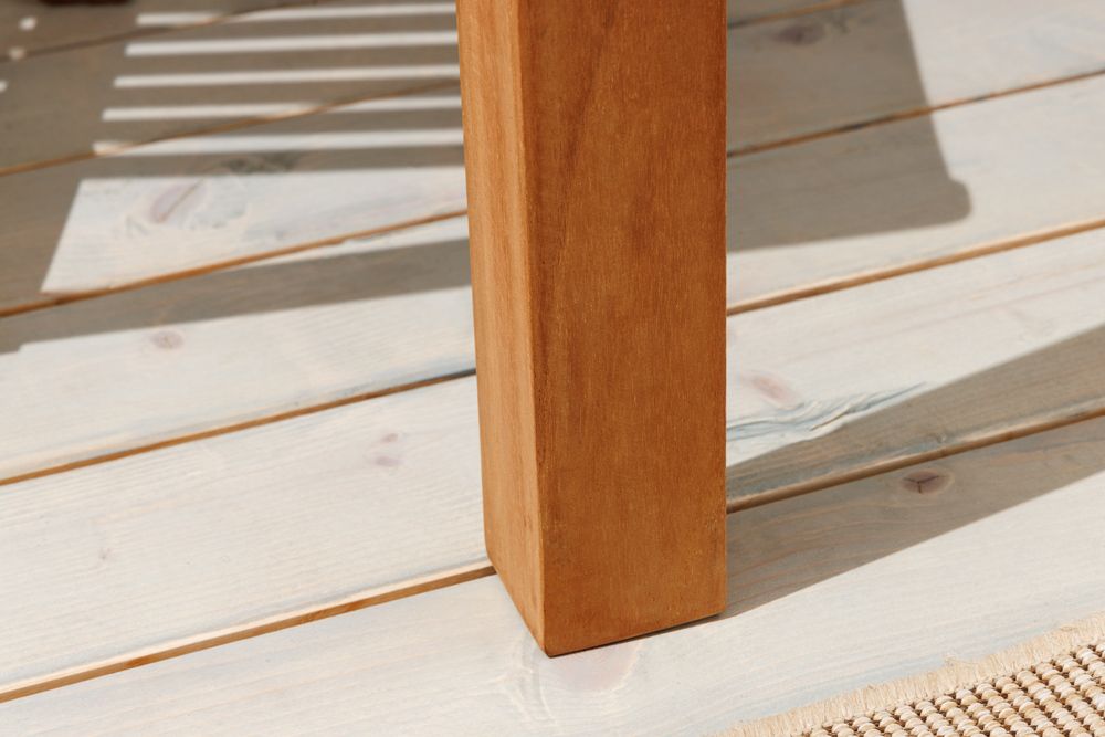 Massiver Gartentisch EMPIRE TEAK 150cm natur Teakholz