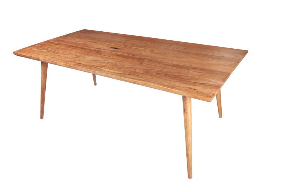 Massiver Esstisch MYSTIC LIVING 160cm Akazie natur Massivholz
