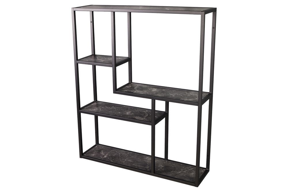 Modernes Wandregal SLIM LINE 90cm graphit Metall hängend