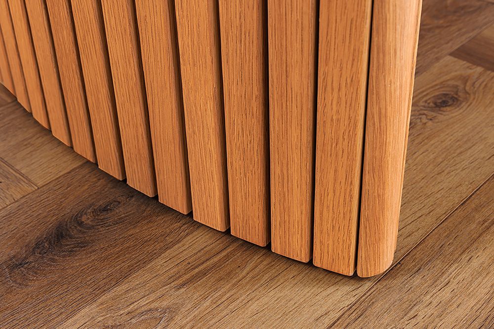 Ausziehbarer Esstisch VALHALLA WOOD 220-280cm natur Eichenholz