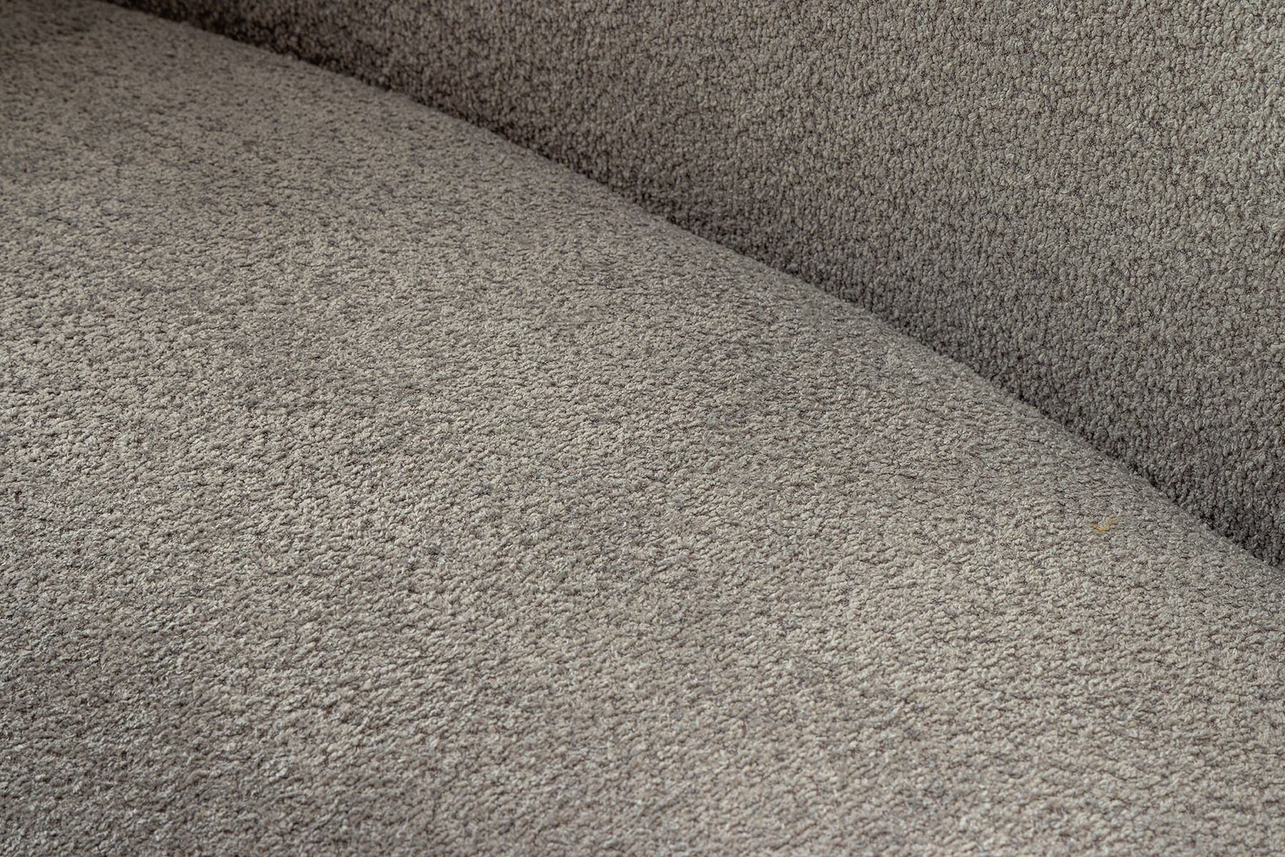 Modernes Sofa ATELIER 230cm grau Bouclé  3-Sitzer Couch inkl. Kissen