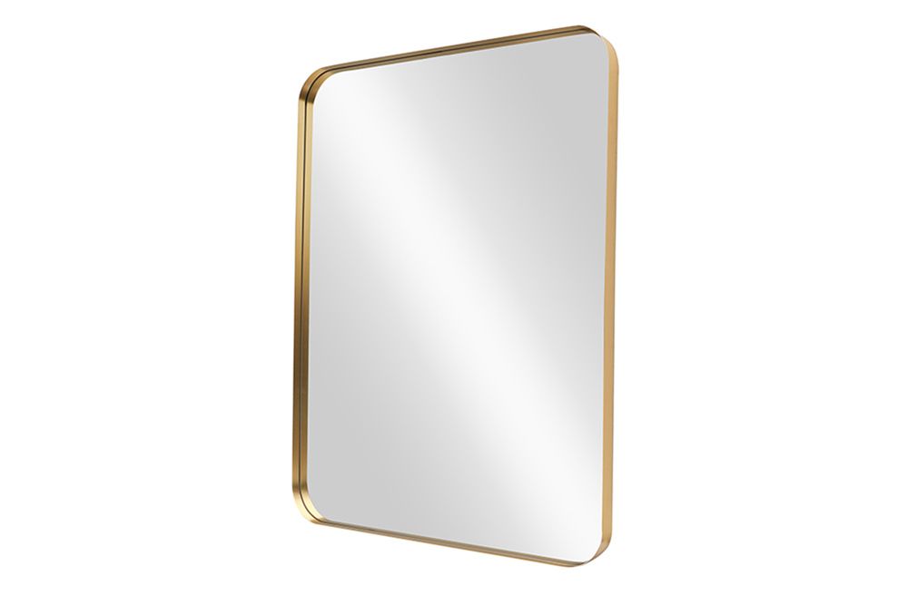 Moderner Wandspiegel AMSTERDAM 100cm gold Aluminium