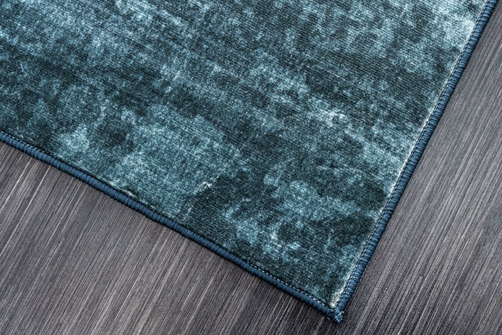 Moderner Teppich SOFT TOUCH 230x160cm blau Kurzflor Indoor-Teppich