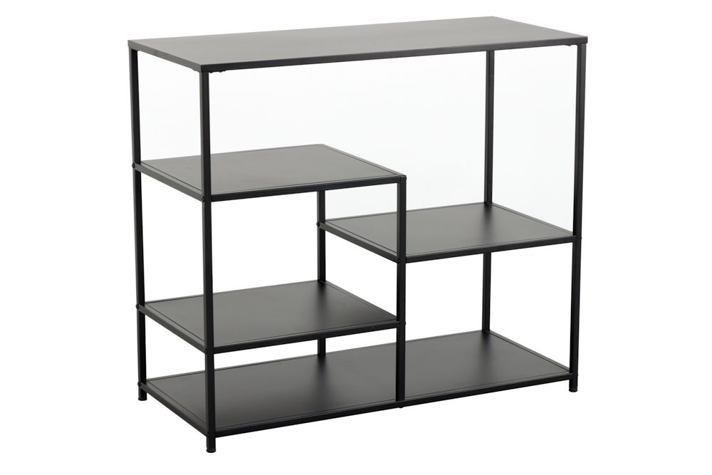 Industrial Regal DURA STEEL 90cm schwarz Metall Konsole