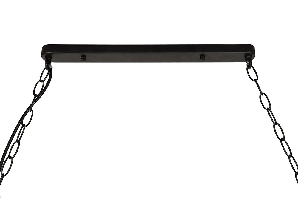 Maritime Hängeleuchte SEVEN SEAS II 120cm Seil Lampe mit 10 Leuchten