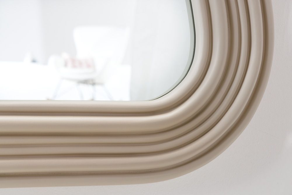 Design Wandspiegel ALICE II 100cm pastell greige