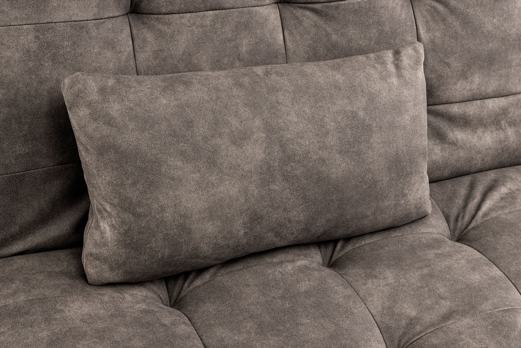Modernes Schlafsofa JAZZ 190cm antik taupe Microfaser 3-Sitzer Couch