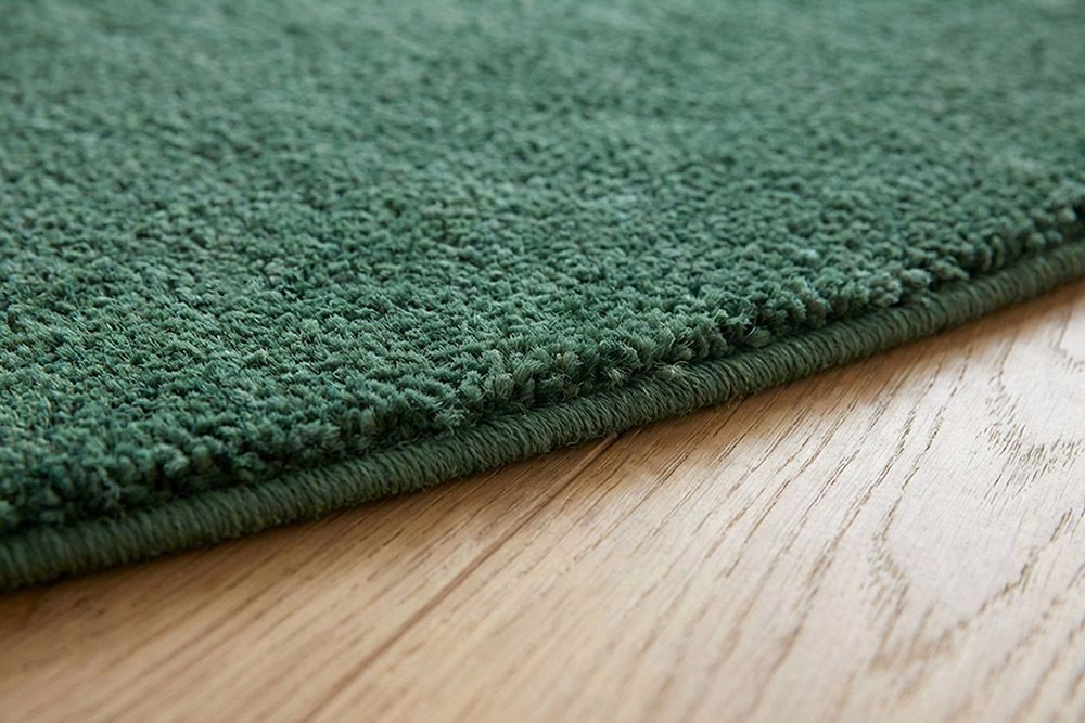 Design Teppich ORGANIC 180x120cm grün Hochflor Indoor-Teppich organische Form