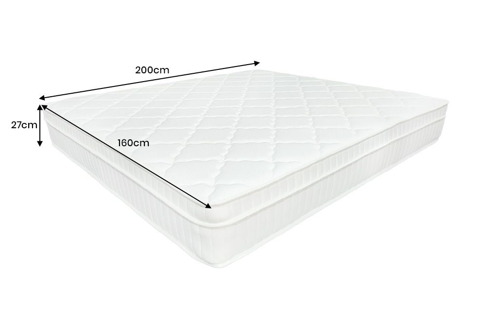 Ergonomische Boxspringmatratze CLOUD FLEX 160x200cm Tonnentaschenfederkern 7-Zonen