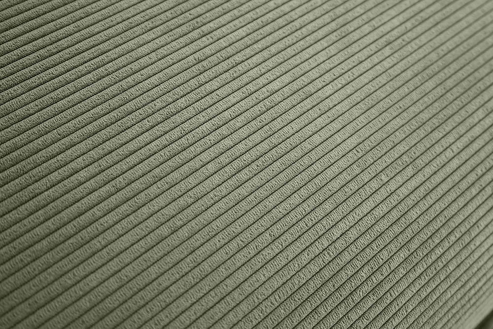 Großer Sitzhocker HEAVEN 100cm grün Cord Sofahocker abnehmbarer Bezug