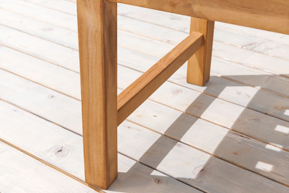 Massiver Gartenstuhl EMPIRE TEAK natur Teakholz Outdoor