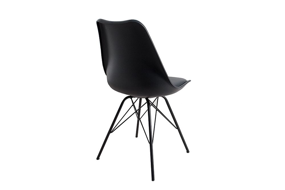 Retro Stuhl SCANDINAVIA MEISTERSTÜCK schwarz